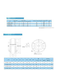 Technical drawing and specifications for Hollow Shaft Magnetic Powder Brake 100 Nm Industrial Brake for Cable Stranding Machine.