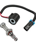 Solenoid Valve Coil And Hydraulic Spool Valve Stem Element Kit Pro Grade For Bobcat Skid Steer Loaders Compatible With Models 653 751
