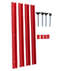 Aluminum T Track 15.75 Inch With Pre Drilled Mounting Holes Double Cut Profile Universal T Slot Rail For Woodworking Jigs And Fixtures Built For Heavy Duty Shop Use In Drill Press Or Router Table Setups