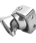 Premium 316 Stainless Steel Door Stopper Magnet That Holds Strong For Boat And Yacht Adventures With Rustproof Adjustable Marine Grade Hardware To Keep Your Doors Locked Down Secure Anywhere You Go, close-up view of magnetic door stopper.