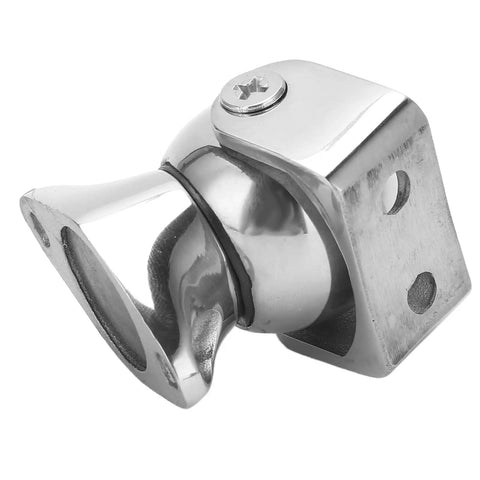 Premium 316 Stainless Steel Door Stopper Magnet That Holds Strong For Boat And Yacht Adventures With Rustproof Adjustable Marine Grade Hardware To Keep Your Doors Locked Down Secure Anywhere You Go, close-up view of magnetic door stopper.