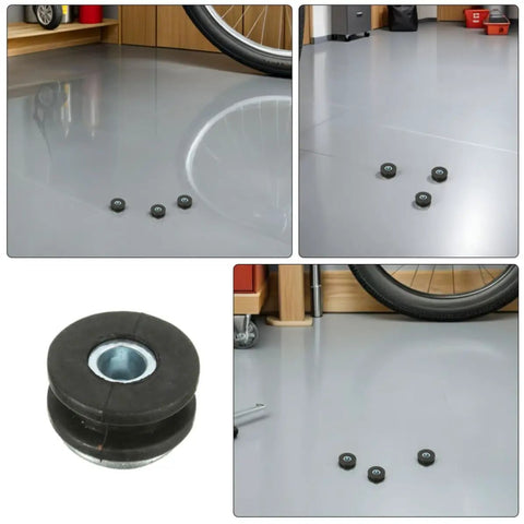 Motorcycle Rubber Grommet Kit With Shock Absorbing Buffer Cushions 2 Sets Damping Rings For Fairings Easy Installation For Long Haul Rides And Superior Vibration Damping, black rubber grommet