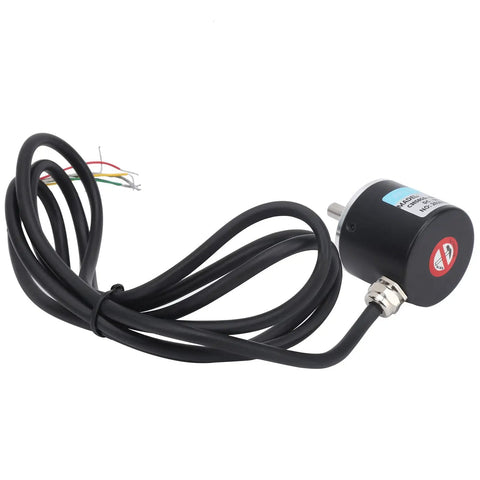 Compact Encoder Motor Reducer With 6mm Solid Shaft For Stepper And Servo Motors, 3-Phase Speed Reducer, 6000 RPM, Low 30mA Current