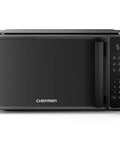 No Sweat Compact Countertop Microwave Oven 0.7 Cubic Foot 700 Watts with digital controls and black finish.
