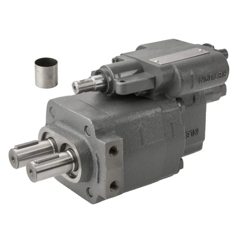 Heavy Duty Hydraulic PTO Dump Pump G101 Remote Mount With 15 GPM Flow Bi Directional Gear Pump And Cable Shift Convertible To Air Shift 1 Inch Keyed Input Shaft Remote Installation Handles Up To 3000 PSI And 3000 RPM