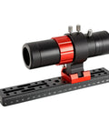 Cross Shaped Dovetail Saddle With Quick Release Rails For Telescopes Red And Black Anodized Mount Ultra Solid Stability For Long Exposure
