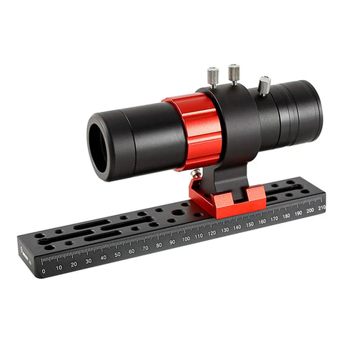Cross Shaped Dovetail Saddle With Quick Release Rails For Telescopes Red And Black Anodized Mount Ultra Solid Stability For Long Exposure