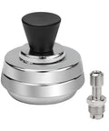 3-Piece Pressure Regulator Kit With Vent Pipe Replacement for Pressure Canners, shown stainless steel with black handle