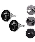 Cross Pattern Mens Cufflinks Set Fly Yet Classy Stylish Decorative Shirt Fasteners For Dress Shirts Weddings Birthdays And Special Occasions