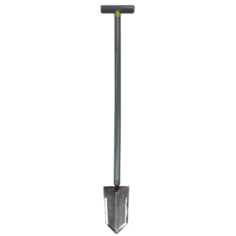 36 Inch T Handle Heavy Duty Metal Detector Shovel With Serrated Blade For Relic Hunting And Treasure Digging, full product view.
