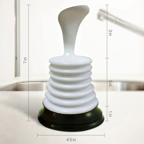 Compact Mini Sink Plunger For Kitchen And Bathroom Drains With Ergonomic Non Slip Handle Space Saving Design Powerful Suction Universal Fit For Home Or Commercial Use Yellow 2 Pack For Easy Clog Removal