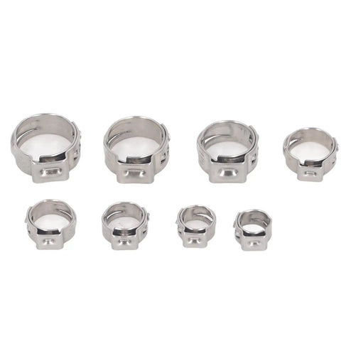 Durable 70Pcs Single Ear Hose Clamp Kit Made From Premium 304 Stainless Steel For Secure Plumbing and Automotive Repairs That Are Built To Last And Handle Any Job With Ease, assorted sizes