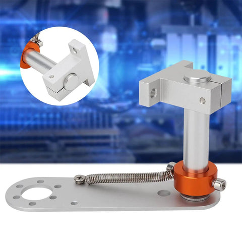 Sturdy Encoder Mounting Bracket For 38mm Sensor Dia With 6mm Shaft Alloy Support Clamp For Precision Industrial Gear And Machinery Setup, showing silver alloy construction.