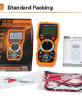 Standard packing of Pro Grade Digital Multimeter With True RMS AC DC Voltage And Current Measurements 6000 Counts Non Contact Voltage Detector