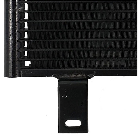 Heavy Duty Transmission Oil Cooler Perfect For Hyundai Tucson 2005-2009 Featuring 2.0L And 2.7L Engines With bracket mount, black metal fins