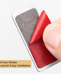 Magnetic Cabinet Catches Set For Quick Snug Closures Invisible Door Latches showing nail-free sticker for easy installation