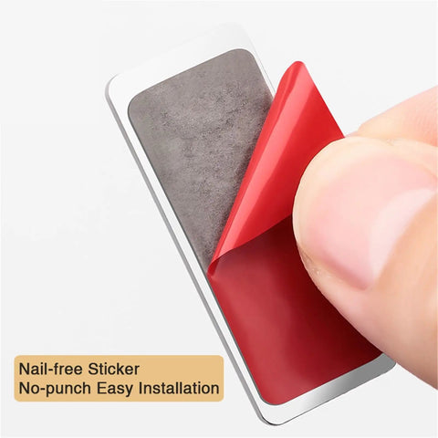 Magnetic Cabinet Catches Set For Quick Snug Closures Invisible Door Latches showing nail-free sticker for easy installation
