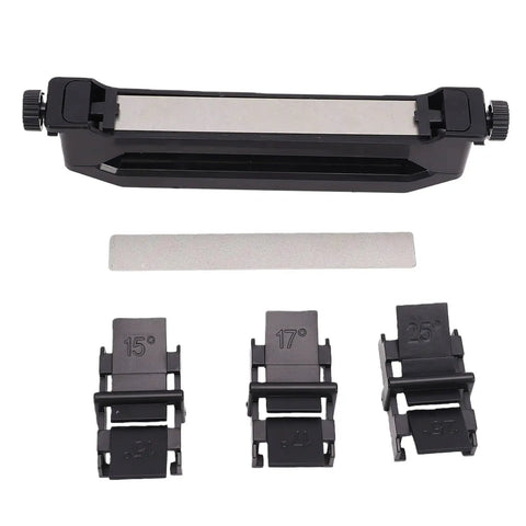 Sharpener Angle Guide Kit With Creative Sharpening Tool For Home And Outdoor Use Durable CNC Machined Plastic Black