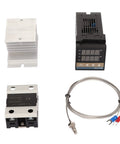 Self Tuning PID Temperature Controller With Stainless Steel Probe And Microprocessor Power Supply For Food Processing Poultry Chemical And Industrial Plants 40A Pro Grade, with probe and relay