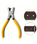Yellow Stainless Steel Handheld Strap Hole Puncher Kit With 2mm Universal Watch Band Pliers Belt Hole Punch Tool Eyelet Puncher