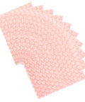 Pink Heart Shaped Bubble Mailers For Shipping Lightweight Plastic Packaging Bags For Small Biz Packaging Supplies stack view
