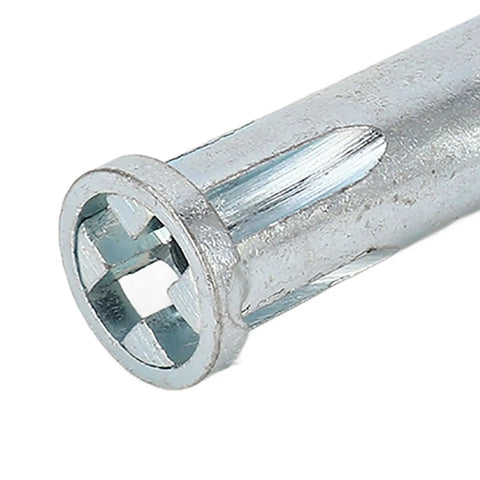 Pro Grade 40Cr Steel Wire Stripper And Terminal Twist Fixture Compatible With Power Drills to Knock Out Wiring Prep quick coupling end close-up.