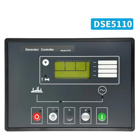 Genset Generator Controller AMF Auto Start Stop Panel Module Compatible With DSE5120 1 Piece Spare Part For Backup Power Phase Angle Controller Easy Install Reliable Start And Control System, DSE5110 front view