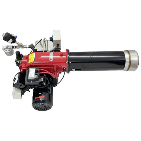 Heavy Duty Industrial Waste Oil Burner Slick Air Atomizing Design Automatic Ignition High Output Heater for Boilers Kilns and Dryers 220V side view