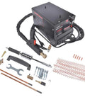 Pro Grade Stud Welder Dent Repair Kit For Auto Body, 3.5KW 110V AP03, 6 Welding Modes, parts spread out for clarity.