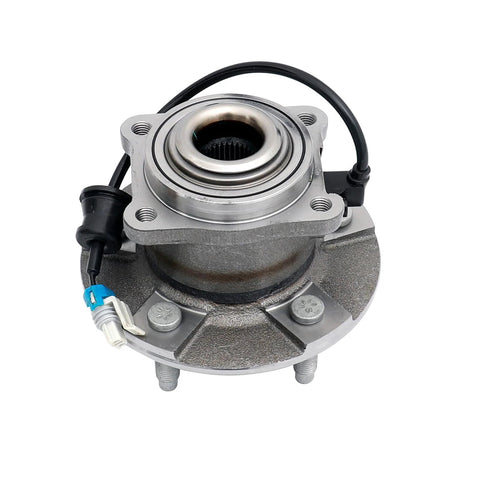 Front view of Rear Wheel Hub Bearing Assembly Set Of 2 For 2005 2006 Chevy Equinox 4 Wheel ABS And 2002 2007 Saturn Vue 4 Wheel ABS And 2006