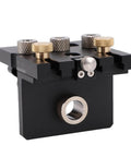 Pro Grade Heavy Duty Aluminum Alloy Doweling Jig With Self Centering Drill Guide for cabinet making and furniture assembly.