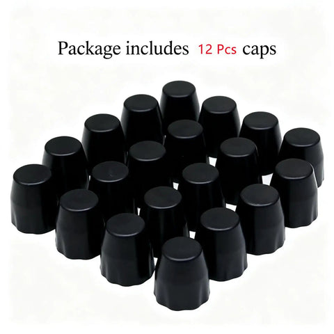 12 Pack Bike Hub Axle Dust Covers 15mm Inner Diameter Fits 15mm Outer Diameter Axle Nuts Ideal For eBikes Electric Scooters And Bike Conversion Kits Protect Wheel Motors Screws And Bolts