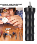 Precision Watch Crystal Removal Pro Grade Air Pump Tool with ergonomic grip and watchmaker using tools for repair