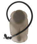 Go-To Hydration Bladder 1.5L 2L 3L with TPU Leakproof Water Reservoir, grey bladder with black drinking tube, top view