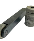 Single Wheel Knurling Tool Holder For Knurling Operations With Different Patterns And Gripping Design, 12X12X100 MM Size, HSS Knurls