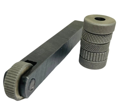 Single Wheel Knurling Tool Holder For Knurling Operations With Different Patterns And Gripping Design, 12X12X100 MM Size, HSS Knurls