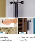 24 Pack Heavy Duty Hinge Pin Door Stops With Thick Rubber Bumpers Adjustable Zinc Alloy preventing damage on walls and doors