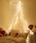 Plug In Fairy Lights 33ft 100 LED Copper Wire String Lights Warm White Cozy Vibes For Bedroom Indoor Outdoor Waterproof Decor