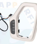 Tan Transmission Shifter Bezel With Wire Harness Direct Fit Replacement For 2014 2018 Jeep Cherokee Gear Shift Upgrade Easy Install OEM Style Console Trim