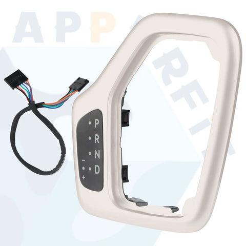 Tan Transmission Shifter Bezel With Wire Harness Direct Fit Replacement For 2014 2018 Jeep Cherokee Gear Shift Upgrade Easy Install OEM Style Console Trim