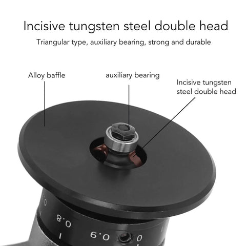 Mini Pneumatic Chamfering Machine For 45 Degree High Precision Blade Type Air Beveling With 30K Rpm Speed features tungsten steel double head.