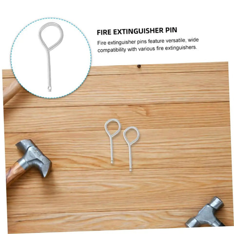 Fire Extinguisher Pull Pins Kit 20 Replacement Safety Lock Pins For Multiple Models Durable No Fuss Easy To Use Emergency Ready