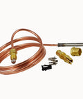 60-inch copper HVAC thermocouple with brass fittings and 20-30 mV sensing probe from Amazon.