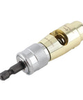 Tough Zinc Alloy Electric Drill Wire Twister Stripper, Quick Copper Terminal Crimping Tool, heavy-duty tool for electrical wiring.
