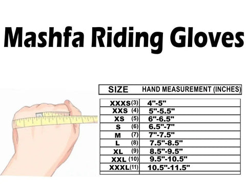 Size guide for Women Equestrian Riding Gloves Super Lightweight So Comfy With Durable Reinforced Stitching Double Layer Forefinger
