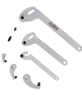 Adjustable Hook And Pin Wrench Spanner Tool Kit 8pc Set for motorcycle and dirt bike adjustments