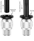 5/16 Inch Push To Connect Pneumatic Fittings 1/4 Inch NPT Male Threads Quick Connect Air Hose Connectors 5 Pack