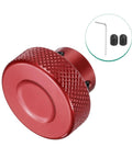 Aluminum Alloy Handwheel For Milling Machine Lathe 30mm OD 4mm Bore Red Handle With Wrench And Two Screws Secure Shaft Fixation