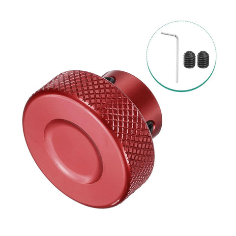 Aluminum Alloy Handwheel For Milling Machine Lathe 30mm OD 4mm Bore Red Handle With Wrench And Two Screws Secure Shaft Fixation