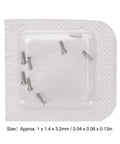 Premium Micro Watch Back Cover Screws Stainless Steel Heavy Duty Precision Watch Repair Kit Durable Timepiece Fasteners in pack.